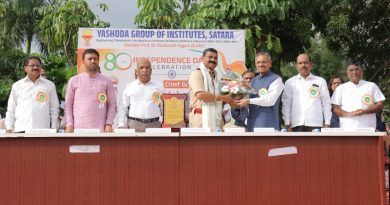 यशोदामध्ये स्वातंत्र्यदिन उत्साहात साजरा