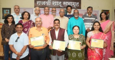 संस्कार भारतीच्या कथाकथन स्पर्धेत अमितकुमार शेलार विजयी